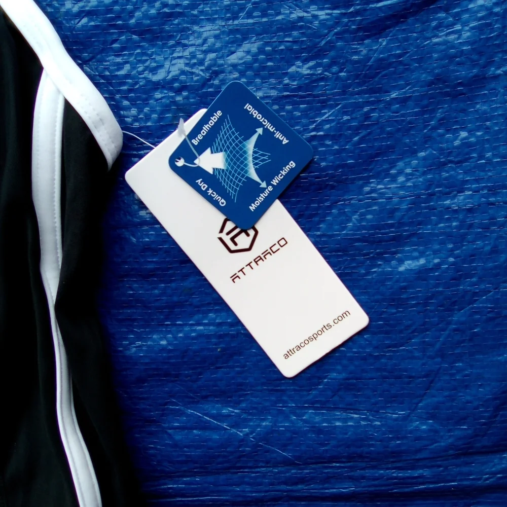 ATTRACO Black Dress with White Trim - Picture 2 of 8